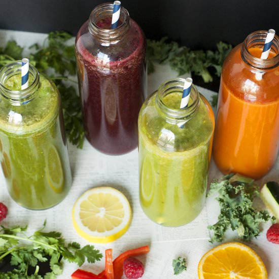 10 Summer Worthy Juices - Recipe photo by sprouting healthy habits