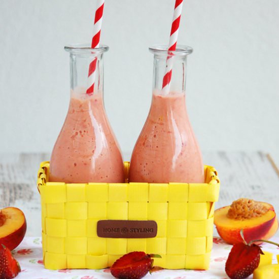 Strawberry and Mango Smoothie - Recipe photo by Moja Galeria Smaku