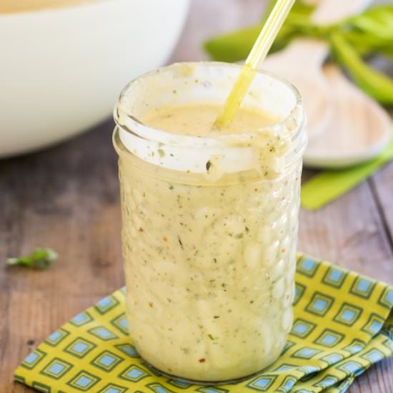 Mayo Saver Creamy Ranch Dressing - Recipe photo by The Healthy Foodie