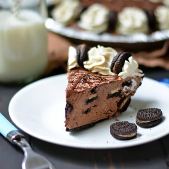 No-Bake Reese's Oreo Pie - Recipe photo by bethcakes