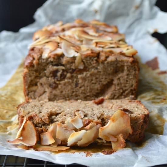 Coconut + Cinnamon Raisin Bread - Recipe photo by Nyoutritious