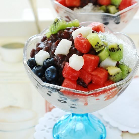 Patbingsu - Recipe photo by hyosunro