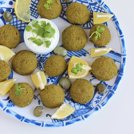 Baked Falafels with Fava Beans - Recipe photo by Tosia