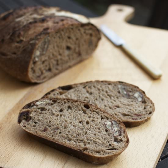 Date and Pecan Sourdough - Recipe photo by cityhippyfarmgirl
