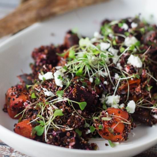 Roast Veggies with Quinoa - Recipe photo by thepinkdumpling