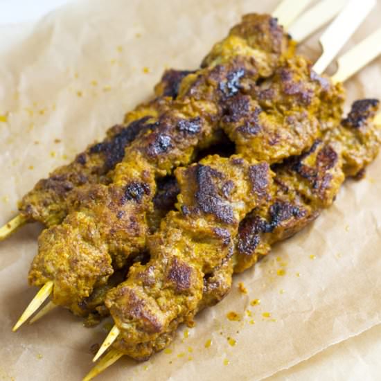Chicken Satay Skewers - Recipe photo by SaucySpatula