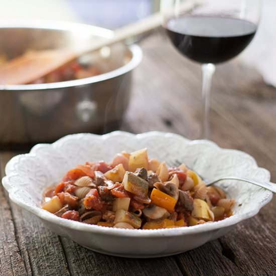 Summertime Veggie Pasta - Recipe photo by HiddenFruitsAndVeggies