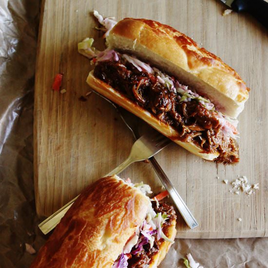 Pulled Pork Sandwich - Recipe photo by Cocoetcocoa