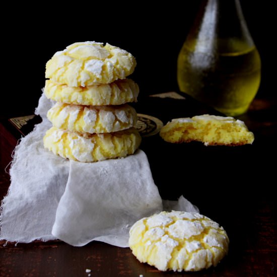 Lemon Crinkle Cookies - Recipe photo by easyfoodsmith