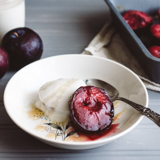 Honey Roasted Plums - Recipe photo by sweet-treats-baking