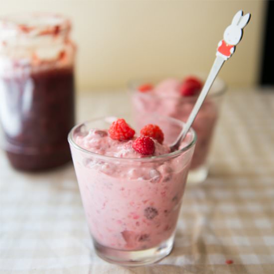Berry Frozen Yogurt - Recipe photo by kittenhood