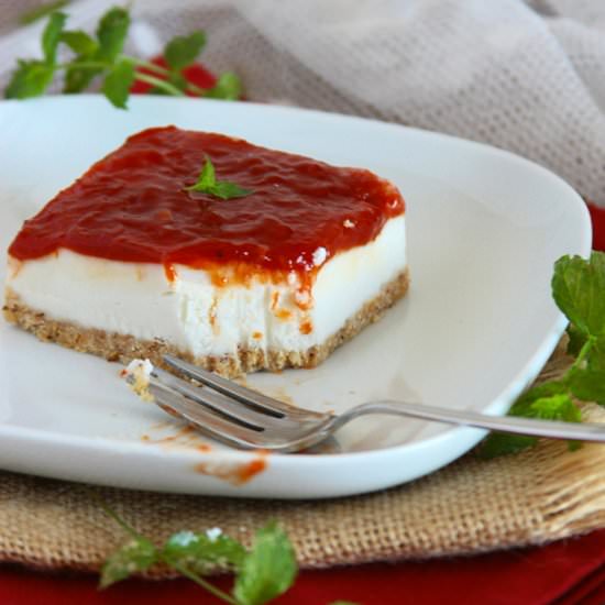 Ricotta Cake and Tomato Jam - Recipe photo by profumodimamma