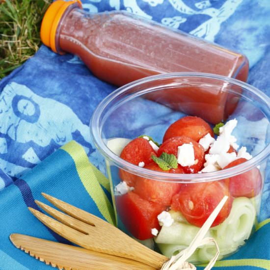 Watermelon, Cucumber & Mint -2 ways - Recipe photo by blanblan