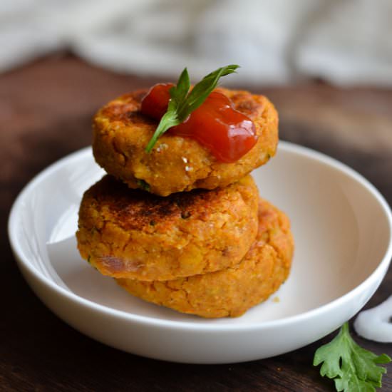 Oats -Moong Dal Patties - Recipe photo by Kurryleaves