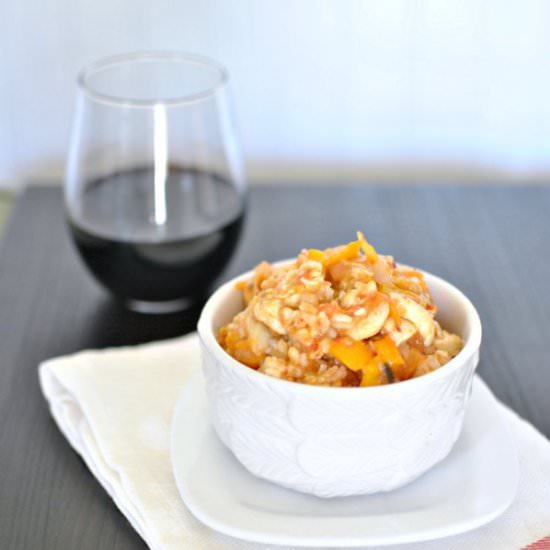 Easy Italian Chicken and Rice - Recipe photo by rmbrosemer