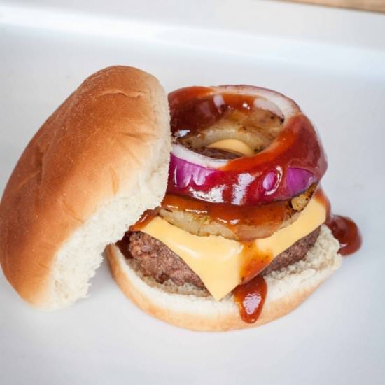Hawaiian Cheeseburger - Recipe photo by LovePastaBlog