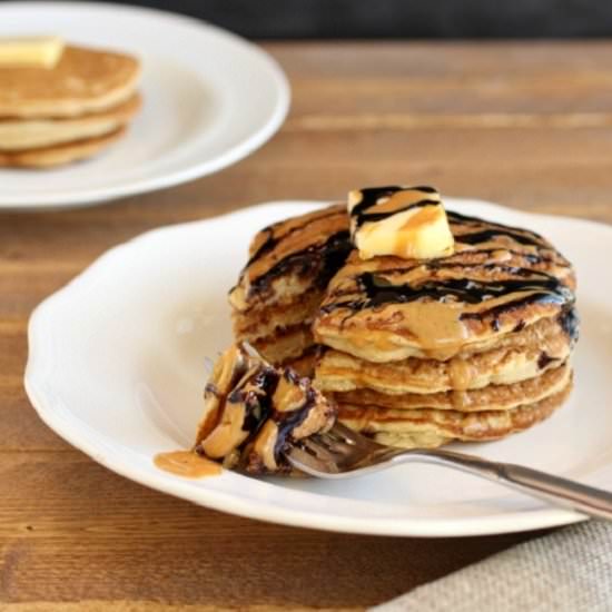 Choco Nutty Tiger Pancakes - Recipe photo by beautyandthefoodie
