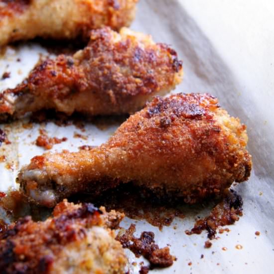 No-Fry Italian Fried Chicken - Recipe photo by portandfin