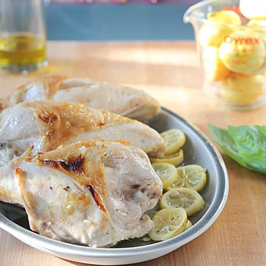 Roasted Lemon Chicken - Recipe photo by plumpie