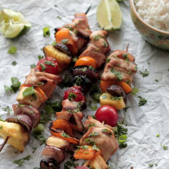 Sweet Chicken Kabobs - Recipe photo by livesimplymom
