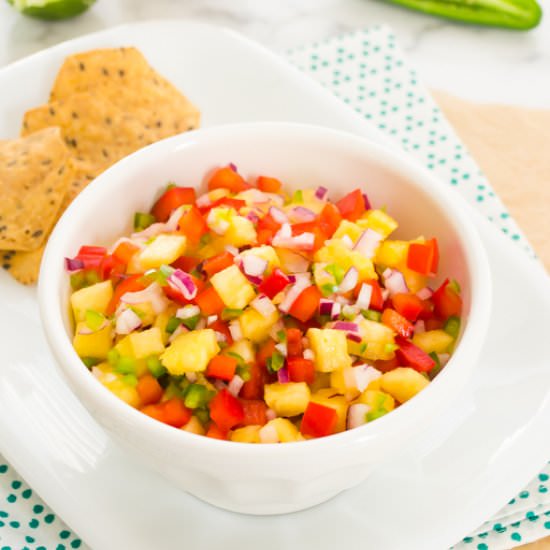 Fresh Pineapple Salsa - Recipe photo by flavorthemoments