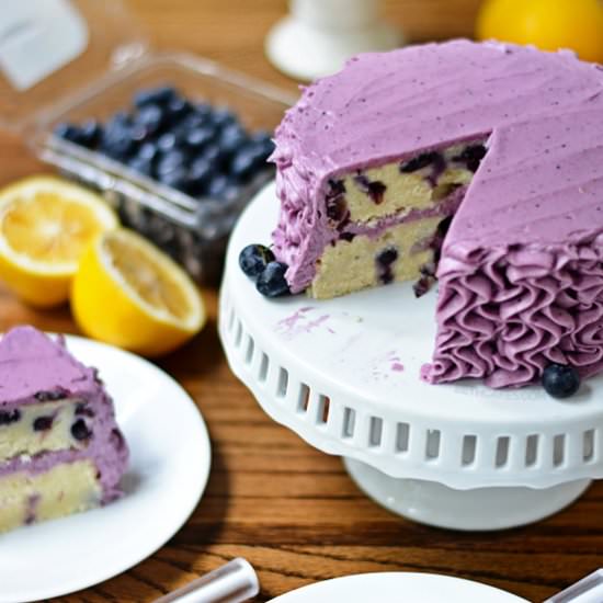 Blueberry Lemon Cake - Recipe photo by bethcakes