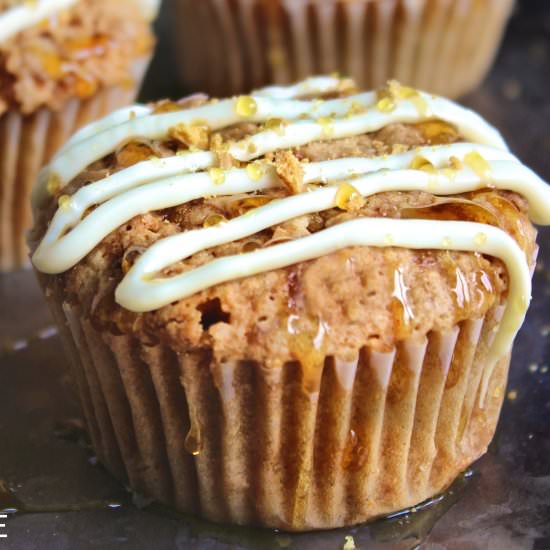 White Chocolate Zucchini Muffins - Recipe photo by Confectionalism