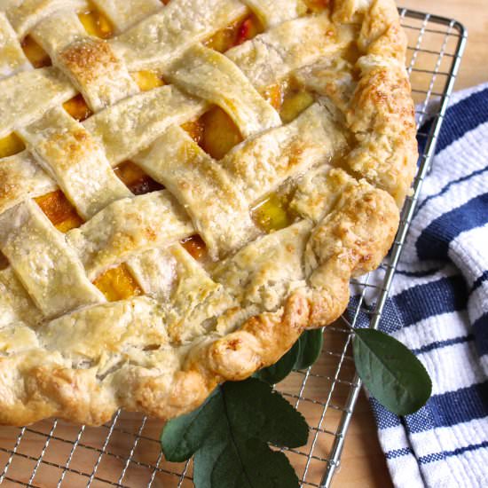 Impeccable Peach Pie - Recipe photo by Confectionalism