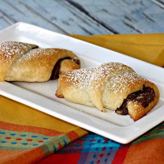 Nutella & Andes Mints Crescents - Recipe photo by addicted2recipes