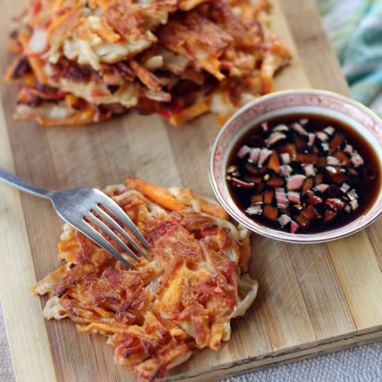 Surimi and Sweet Potato Cakes - Recipe photo by rsmacaalay