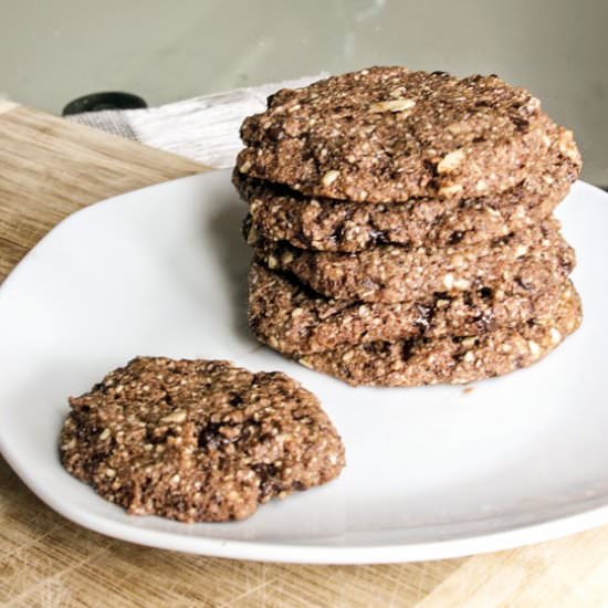 Vegan Double Chocolate Cookies - Recipe photo by NoSecretIngredient