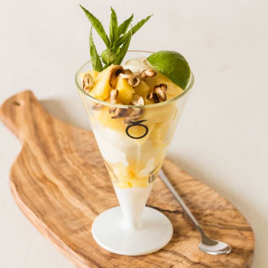 Cashew, Lime and Pineapple Sundae - Recipe photo by recipesfromapantry