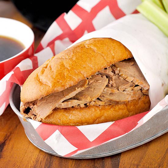 French Dip Sandwiches - Recipe photo by thatssomegoodcookin