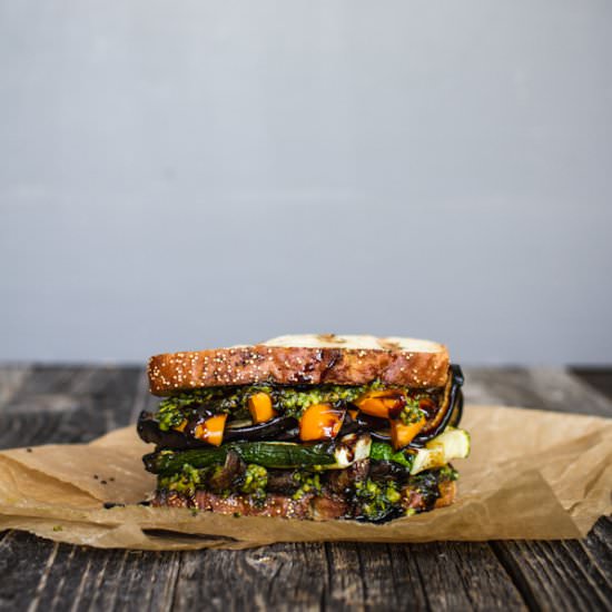 The Ultimate Veggie Sandwich - Recipe photo by edibleASH