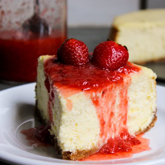 New York Style Cheesecake - Recipe photo by cassiboeno
