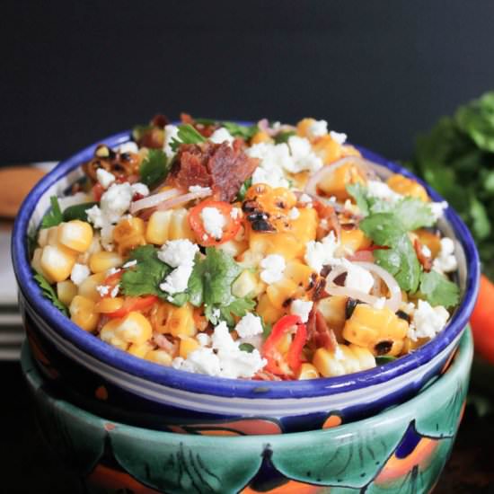 Mexican Street Corn Salad - Recipe photo by domesticateme