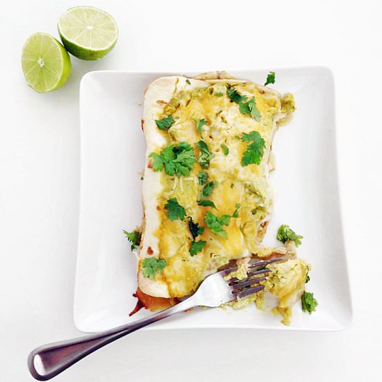 Slow Cooker Chicken Verde Enchilada - Recipe photo by ieatthereforeicook