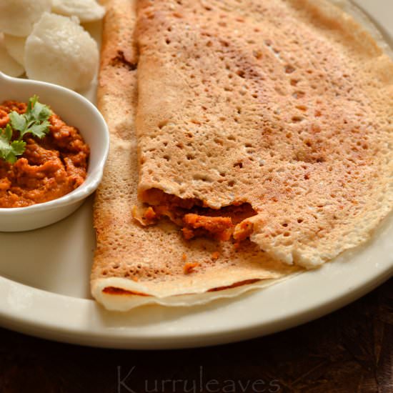 Mysore Sada Dosa - Recipe photo by Kurryleaves