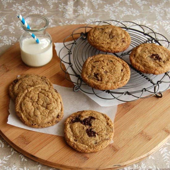 Amaranth Choc Chip Cookies - Recipe photo by Technicolor Kitchen
