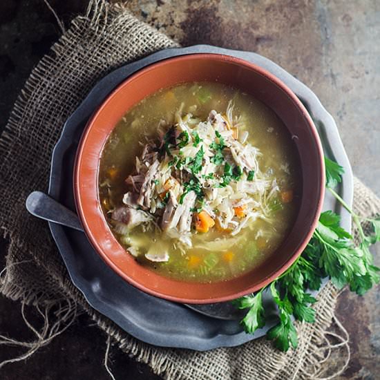 Brodo di Pollo/Italian Chicken Soup - Recipe photo by ChewTown