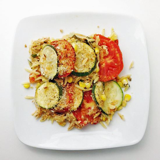 Summer Veggie Bake - Recipe photo by ieatthereforeicook