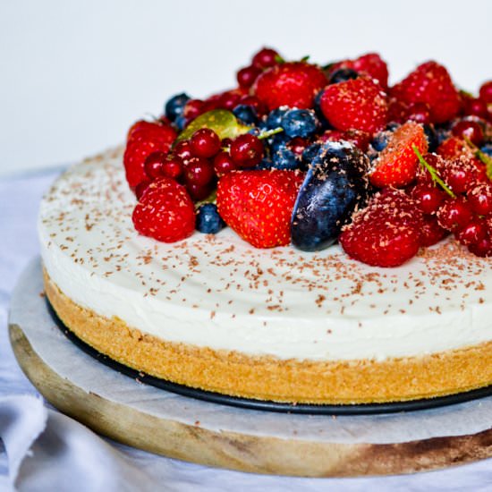 Berrylicious Cream Cheese Torte - Recipe photo by Health Inspirations