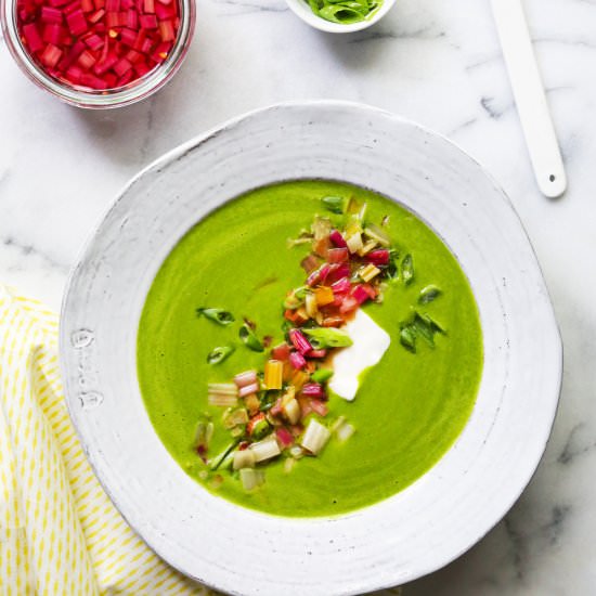 Rainbow Chard Soup - Recipe photo by Kitchen Konfidence