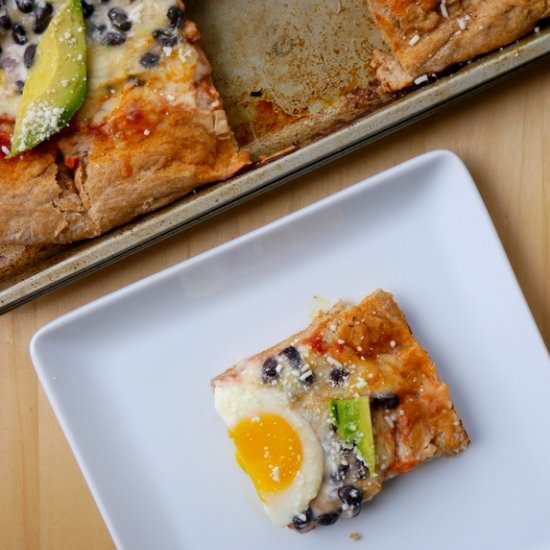 Huevos Rancheros Pizza - Recipe photo by mybaconwrappedlife