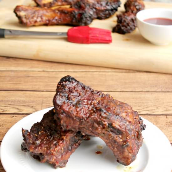 Slow Cooker Raspberry Chipotle Ribs - Recipe photo by SparklesKathy