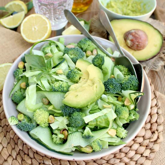 Green monster detox salad - Recipe photo by honeyandfigs