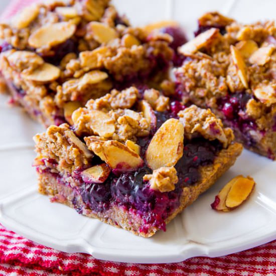 Mixed Berry Streusel Bars - Recipe photo by sallysbakingaddiction