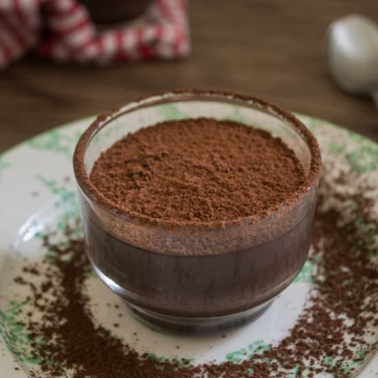 Egg-less Chocolate Custards - Recipe photo by onechoppingboard