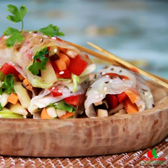 Vegetarian Spring Rolls - Recipe photo by TheSmartCuisine