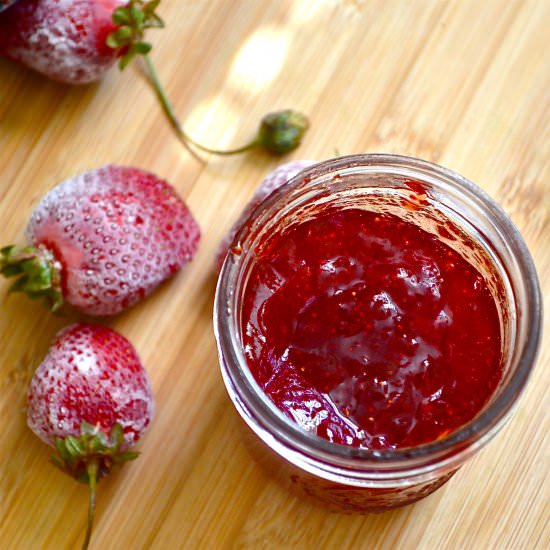 Strawberry Jam - Recipe photo by Dishing